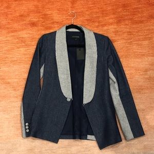 Laveer denim blazer